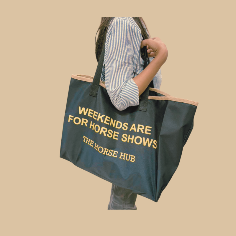 The Horse Hub Tote Bag - Weekends are for Horse Shows